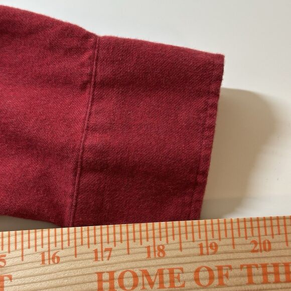 Banana Republic Men's Denny Flannel Shirt, Red Heather Size M Casual Business - Picture 11 of 11